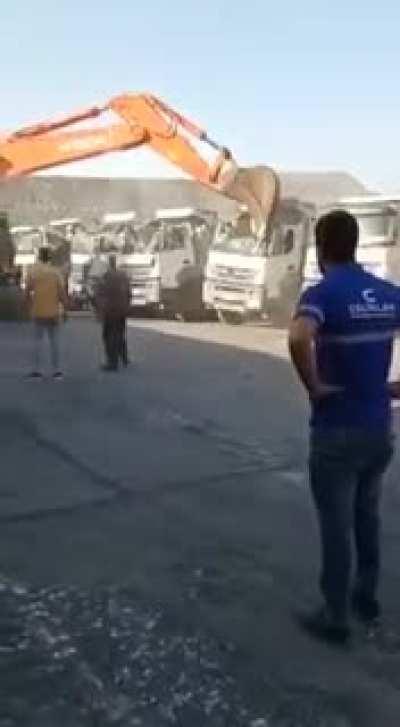 I'm not sure but I think he's pretty upset