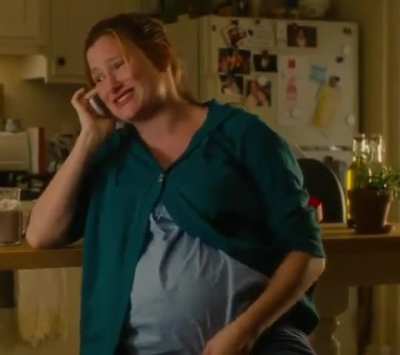 Pregnant Kathryn Hahn (How Do You Know)
