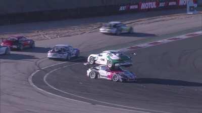 Crashes are common in racing but I can’t say this is