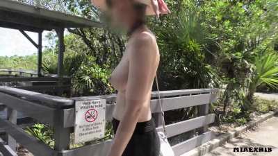 I visited a National park topless!
