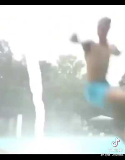 It really is an electrifying experience to swim in the rain