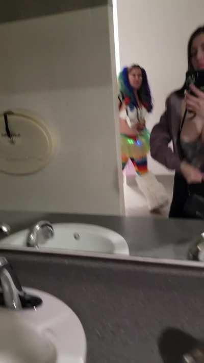 got caught by a unicorn