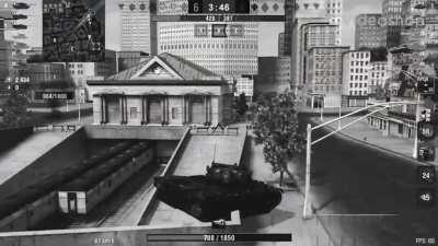 Sweet rail grind in Leo 1