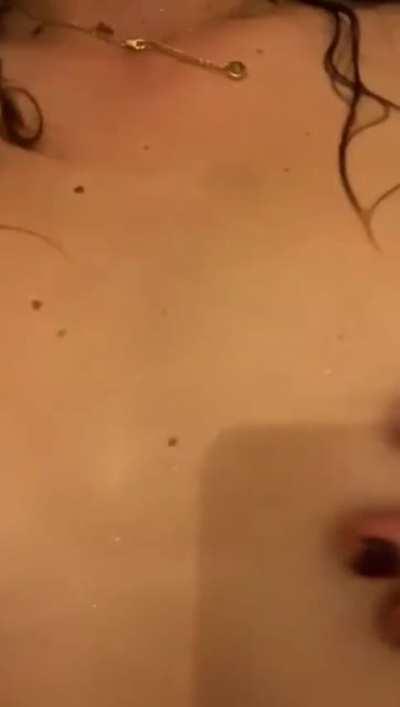 Bath time for this little baby (f)