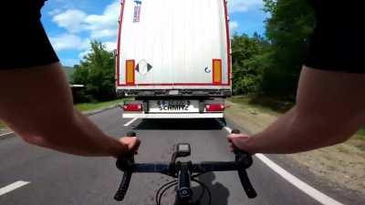 1 roadkill or a pothole and the idiot is a goner