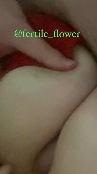 I love when he gets on top and fucks my tits (OC)