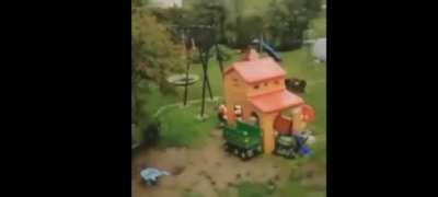 What could go wrong going all the way round a swing