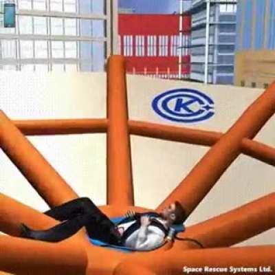 The high rise parachute safety system