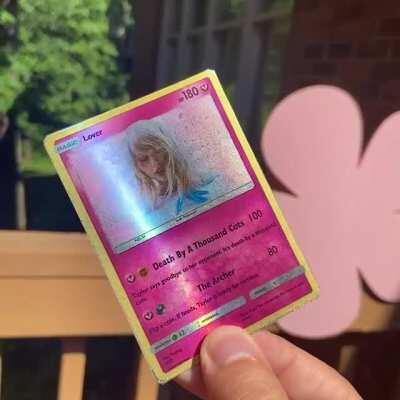 Made this Lover Pokémon card today! What do you think?