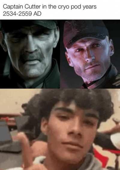 Captain was Looksmaxxing