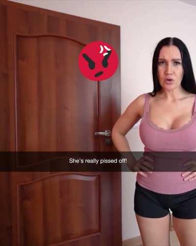 Mom uses son's dick as replacement