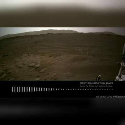 First sounds from Mars. Reapers are here...