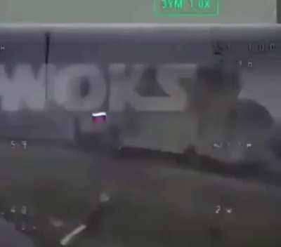 The most unusual piece of equipment used by the Russians to storm the front line during the entire war: an armored assault train. A locomotive completely covered with improvised armor sheets.