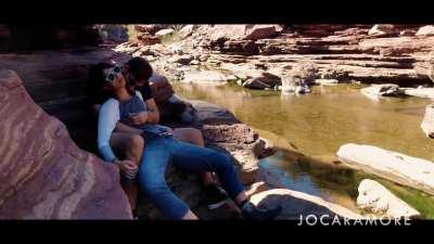 Getting my pussy rubbed sneakily while out on a hike.