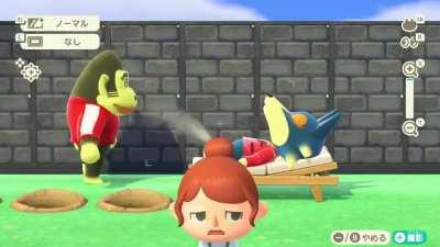 Oh no Wolfgang had an accident while sleeping, better go wake h- NONONONO!