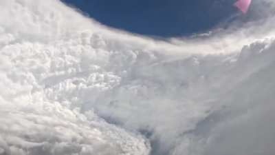 Storm hunters capture footage from inside the eye of Hurricane Melissa