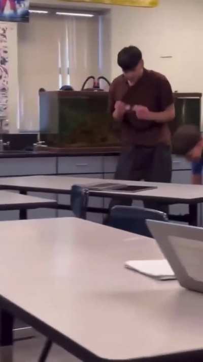 Boy slams smaller girl unconscious during school