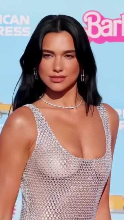 Oh my! Dua Lipa looking so fire in this sheer dress.
