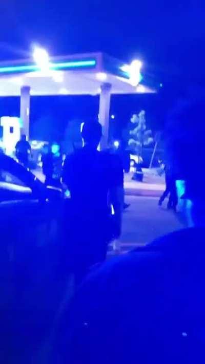 Crazy people hating on a white cop trying to help out