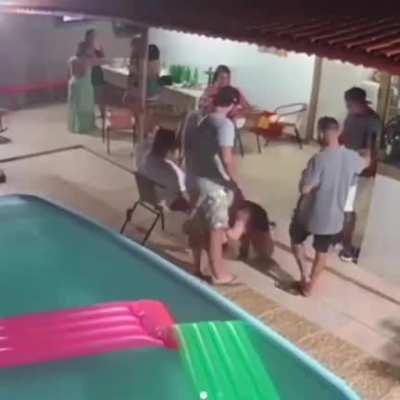 WSP wearing heels in a slippery area