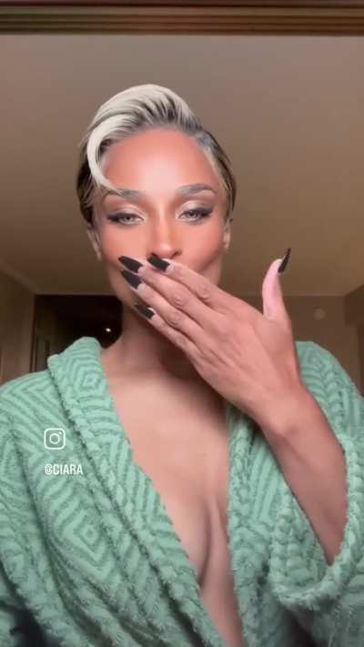 Ciara is straight pressure put some respect on her name