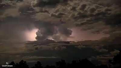 🔥 Thunderstorm Time-lapse (OP : u/CommonSchemeForYou) 🔥