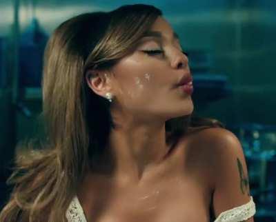 Ariana could suck a golfball thru a straw with those dick sucking lips!