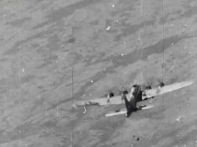 365th Bomb Squadron B-17G Flying Fortress 42-102609 engaged by a JG 400 Me 163 rocket interceptor on August 16th 1944