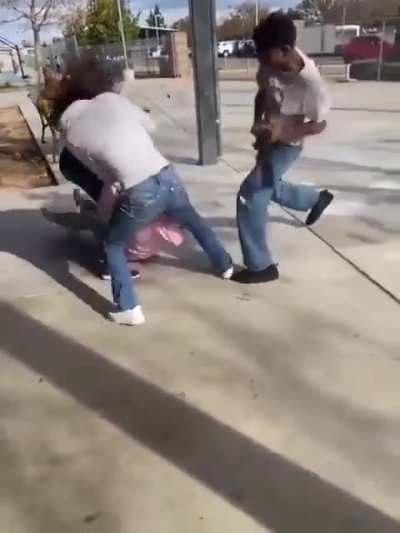 Fight interrupted