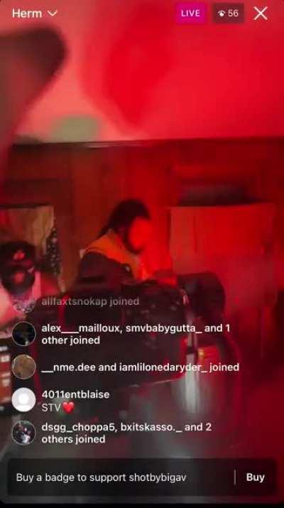 Herm back in that mode 🩸