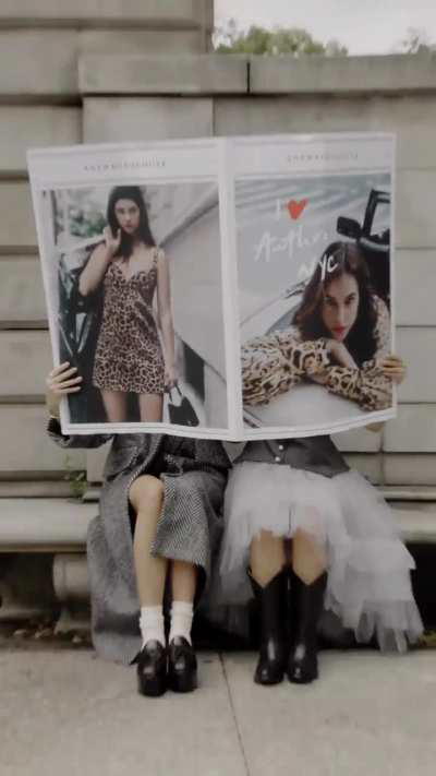 Taylor Hill & Barbara Palvin in upcoming Anthropologie Fall Campaign