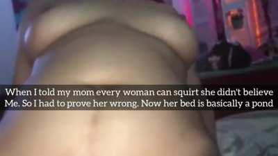 Mom did not believe me