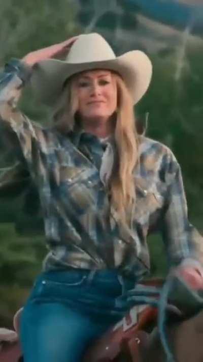 To film a promo on a horse