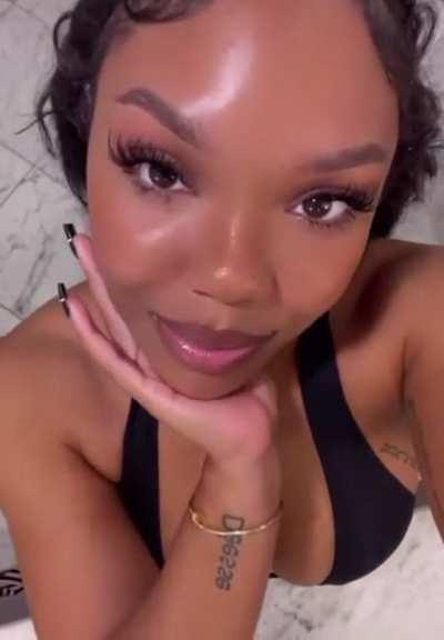 She’s definitely a 💦 catcher