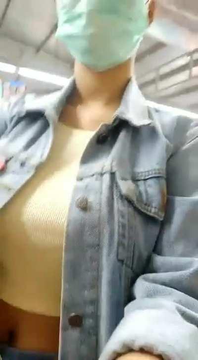 She Has The Perfect Pair Of Tasty Asian Titties!!!