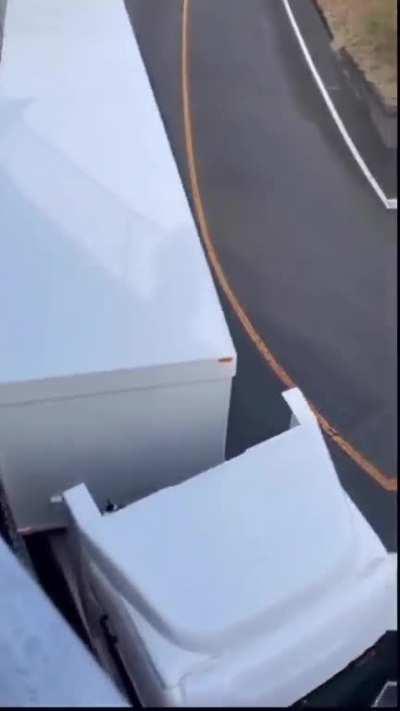 He has driven here before