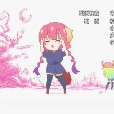 Thought Trying out some effects on this cool show | Dragon maid Everyone dancin'