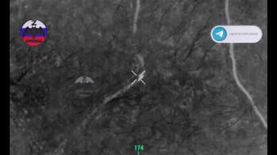 Ukrainian soldiers, running away and attempting to hide, hit by Russian drones  