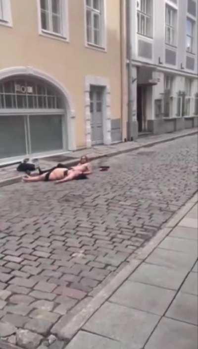 Finnish tourists in Estonia. 