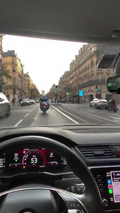 Police escort for organ transport