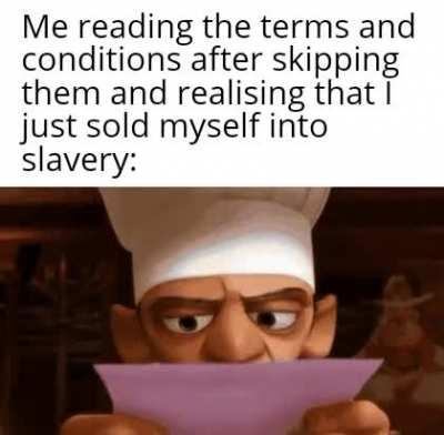 Always read the small print kids