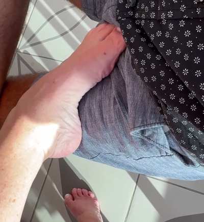 Teasing Daddy in pubic on Valiant Lady