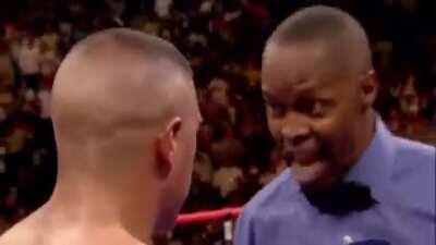 Shane Mosley floors and finishes Fernando Vargas in the rematch