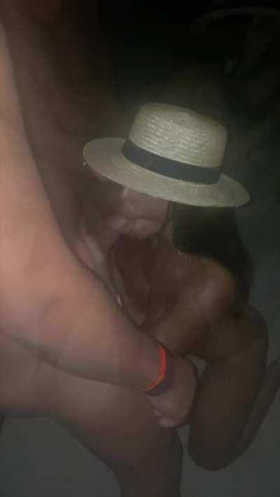 Fucking with several guys in one beach