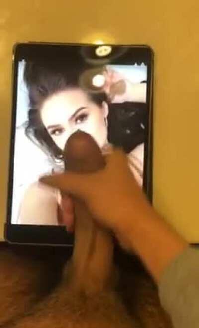 My cock cumming all over Talia. DM me if you want to jerk to her together.