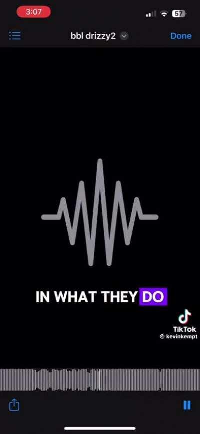 I think we have a winner for BBL DRIZZY! Artist name is Kevin Kempt