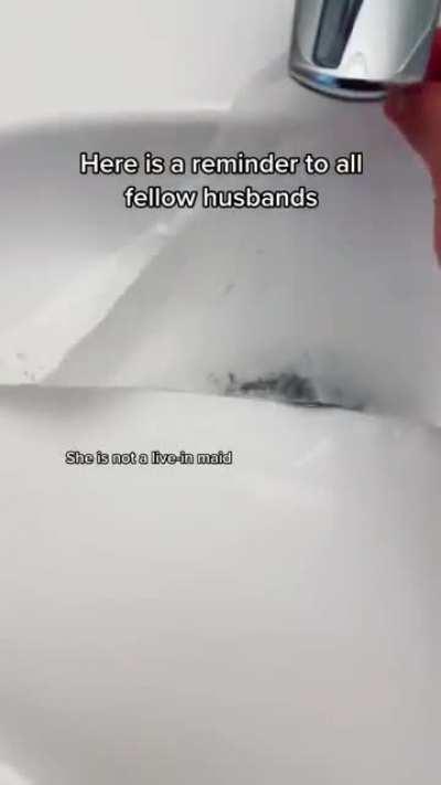 How to clean easily while shaving