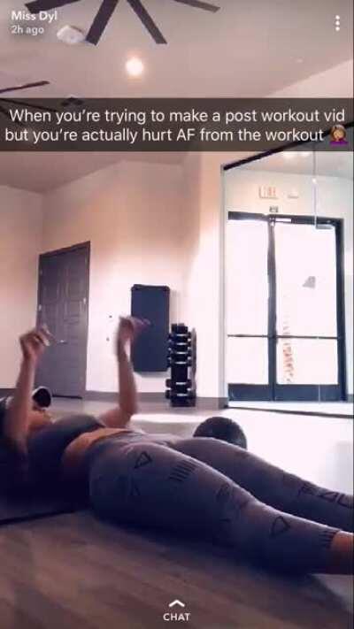 Post workout vid 🥵
