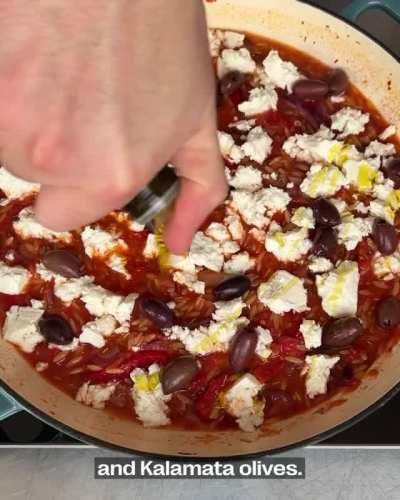 Feta Baked Orzo