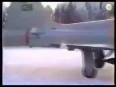 Gaijin please add this in the Christmas hangar. An F-5 takes some personnel sledding.
